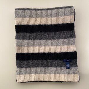Gap Unisex Lambswool Striped Knit Scarf